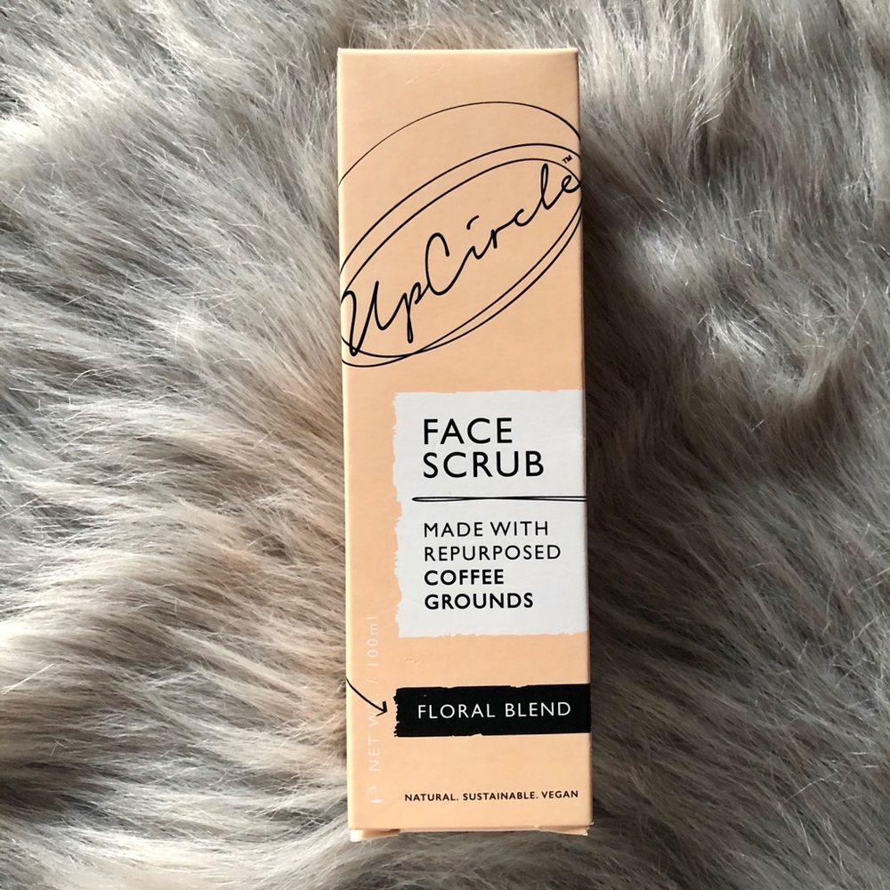 UpCircle. Face Scrub. Made with Coffee Grounds.